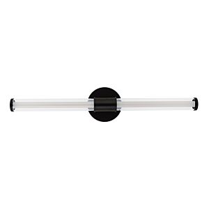 Contrast LED Bathroom Vanity Light in Flat Black by Craftmade