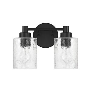 Lyndsey  Bathroom Vanity Light in Flat Black by Craftmade