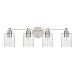 Lyndsey  Bathroom Vanity Light in Brushed Polished Nickel by Craftmade