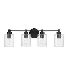 Lyndsey  Bathroom Vanity Light in Flat Black by Craftmade