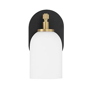 Council  Wall Sconce in Flat Black Satin Brass by Craftmade