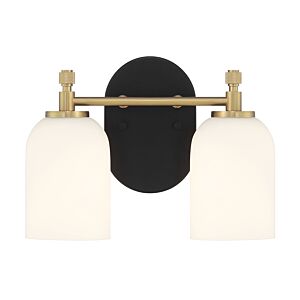 Council  Bathroom Vanity Light in Flat Black Satin Brass by Craftmade