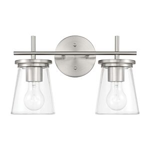 Connell  Bathroom Vanity Light in Brushed Polished Nickel by Craftmade