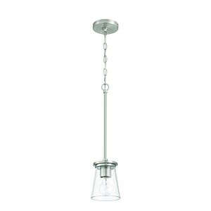 Connell  Mini Pendant in Brushed Polished Nickel by Craftmade