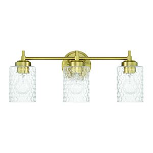 Claire  Bathroom Vanity Light in Satin Brass by Craftmade