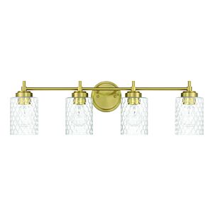 Claire  Bathroom Vanity Light in Satin Brass by Craftmade