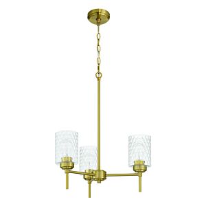 Claire  Chandelier in Satin Brass by Craftmade