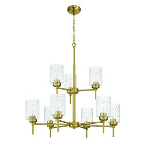 Claire  Chandelier in Satin Brass by Craftmade