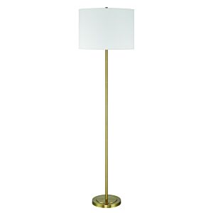 Jones  Floor Lamp in Satin Brass by Craftmade