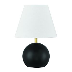 Olive  Table Lamp in Flat Black Satin Brass by Craftmade