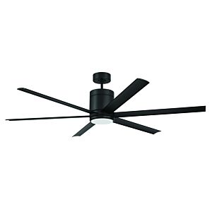 Tate 65"Ceiling Fan in Flat Black by Craftmade