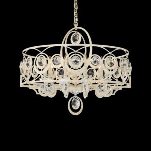 Gwendolynn  Chandelier in White Gold by Schonbek