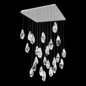 Martini LED Pendant in Polished Nickel by Schonbek Beyond