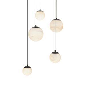 Pisces LED Pendant in Black by Modern Forms