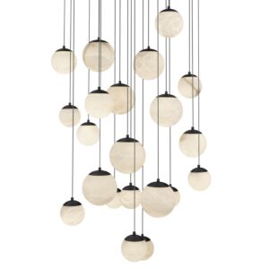 Pisces LED Pendant in Black by Modern Forms