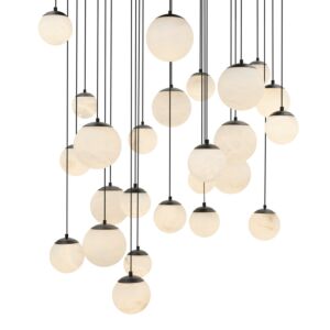 Pisces LED Pendant in Black by Modern Forms