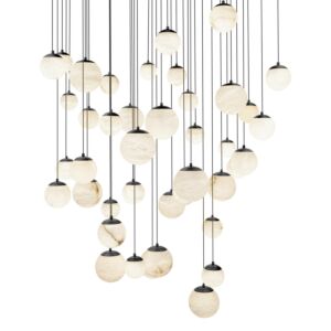 Pisces LED Pendant in Black by Modern Forms