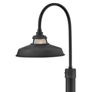 Troyer LED Post Mount in Black by Hinkley