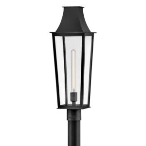 Georgetown LED Post Mount in Black by Hinkley