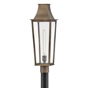 Georgetown LED Post Mount in Burnished Bronze by Hinkley