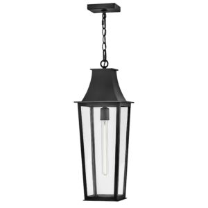 Georgetown LED Hanging Lantern in Black by Hinkley