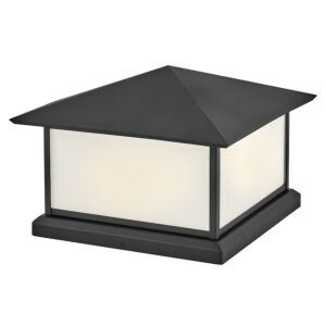 Walter LED Pier Mount in Textured Black by Hinkley