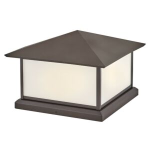 Walter LED Pier Mount in Textured Oil Rubbed Bronze by Hinkley