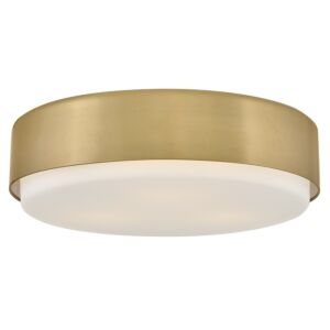 Cedric LED Flush Mount in Lacquered Brass by Hinkley