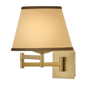 Sonia LED Task Light Sconce in Lacquered Brass by Hinkley