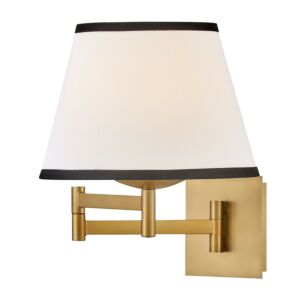 Sonia LED Task Light Sconce in Lacquered Brass by Hinkley