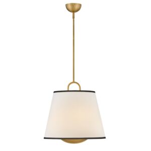 Sonia LED Pendant in Lacquered Brass by Hinkley