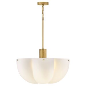 Becca LED Chandelier in Heritage Brass by Hinkley