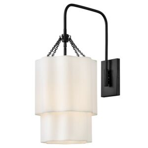 Gwen LED Wall Sconce in Black by Hinkley