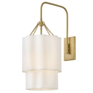 Gwen LED Wall Sconce in Lacquered Brass by Hinkley