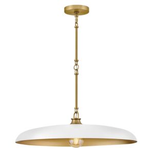 Sadie LED Chandelier in Lacquered Brass by Hinkley