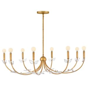 Aliso LED Chandelier in Distressed Brass by Hinkley