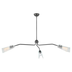 Altman LED Chandelier in Gunmetal by Hinkley