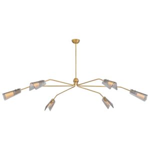 Altman LED Chandelier in Lacquered Brass by Hinkley