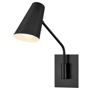 Bray LED Swing Arm Wall Sconce in Black by Hinkley