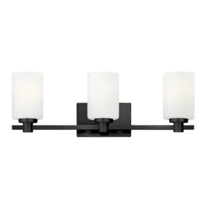 Karlie LED Bathroom Vanity Light in Black by Hinkley