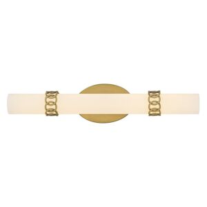 Eliza LED Bathroom Vanity Light in Lacquered Brass by Hinkley