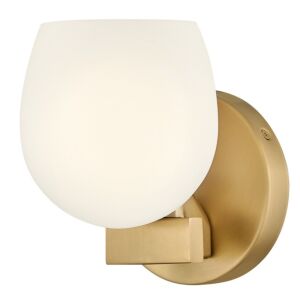 Mae LED Wall Sconce in Lacquered Brass by Hinkley