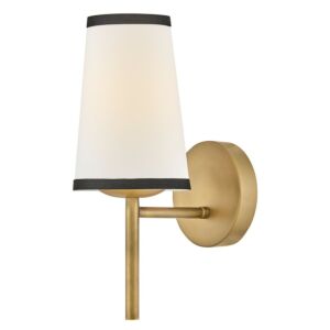 Sonia LED Wall Sconce in Lacquered Brass by Hinkley