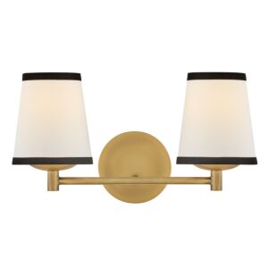 Sonia LED Bathroom Vanity Light in Lacquered Brass by Hinkley