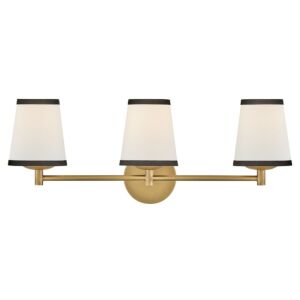 Sonia LED Bathroom Vanity Light in Lacquered Brass by Hinkley