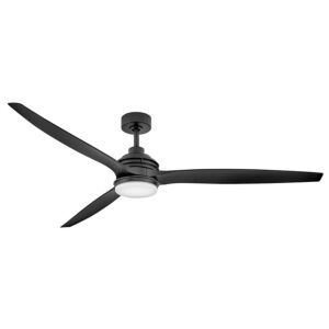 Artiste 72" LED Smart Fan in Matte Black by Hinkley