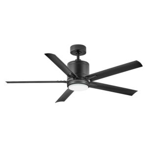 Vail 52" LED Smart Fan in Matte Black by Hinkley