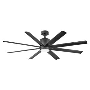 Vantage 66" LED Smart Fan in Matte Black by Hinkley