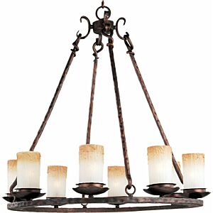 Notre Dame  Chandelier in Oil Rubbed Bronze by Maxim