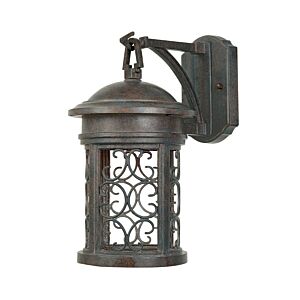 Ellington 1-Light Wall Lantern in Mediterranean Patina